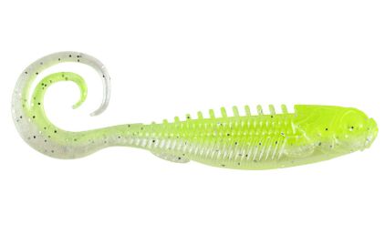Northland - Eye-Candy Grub, Color: Chartreuse Shad, Size: 3&quot;