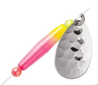 VMC Techset Floating Spinner Harness, Size: 4, Color: Pink Firetiger UV