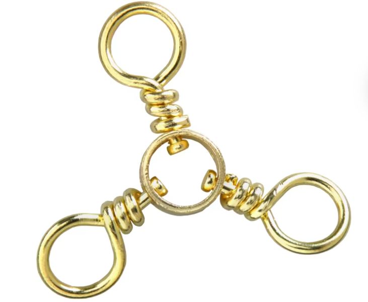 Dan 3-way swivel Brass  - 1800SP
