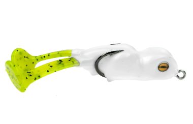 Scum Frog Little Big Foot, Size: 5/16oz, Color: White/Green Legs