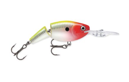 Rapala Jointed Shad Rap, Color: Clown, Size: 4