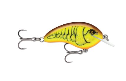 Rapala OG Tiny 4, Color: Mossy Chartreuse Crawdad, Size: 4