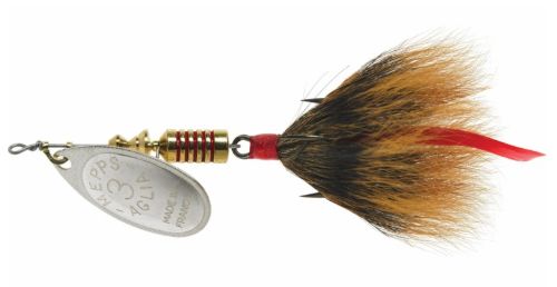 Mepps Aglia 3, Color: Silver-Brown, Size: 3, Weight: 1/4oz
