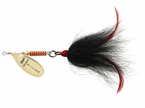 Mepps Musky Killer, Color: Gold-Black, Size: 5, Weight: 1 1/3 oz