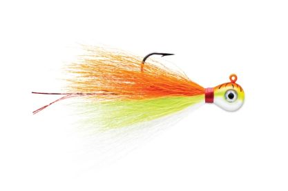 VMC Bucktail Jig, Color: Orange Fire UV, Size: 1/32oz