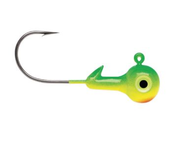 VMC Hardball Jig, Color: Chartreuse Lime Green, Size: 1/8oz