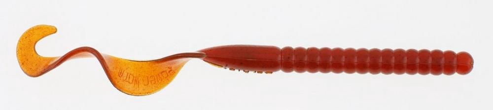 Powerbait Power Worm 7", Color: Motor Oil, Size: 7"