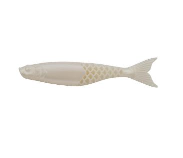 Powerbait PowerStinger 3.5", Color: Pearl White, Size: 3.5"