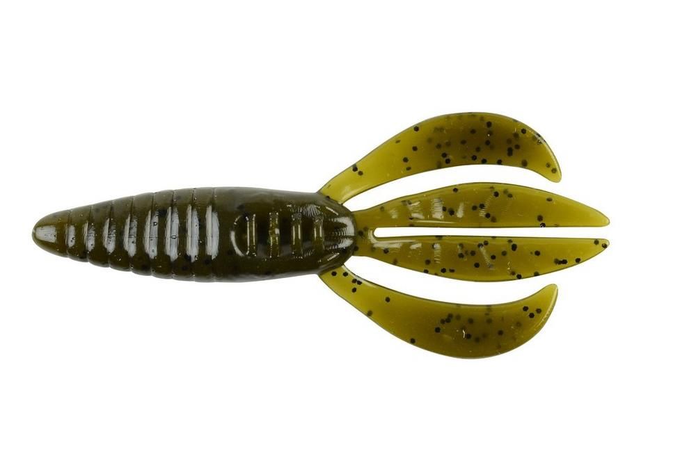 Powerbait Pitboss 3", Color: Green Pumpkin, Size: 3"