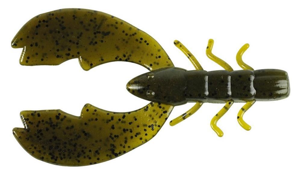 Powerbait Chigger Craw 3", Color: Green Pumpkin, Size: 3"