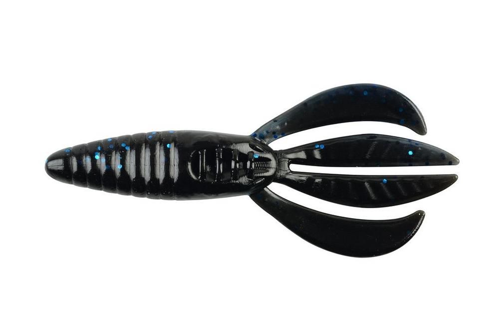 Powerbait Pitboss 4", Color: Black-Blue, Size: 4"