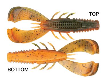 Rapala Crushcity Cleanup Craw, Color: Bama Craw, Size: 3.5"