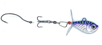 Death Jig - 3/8 oz., Color: Purple Tiger, Size: 3/8 oz