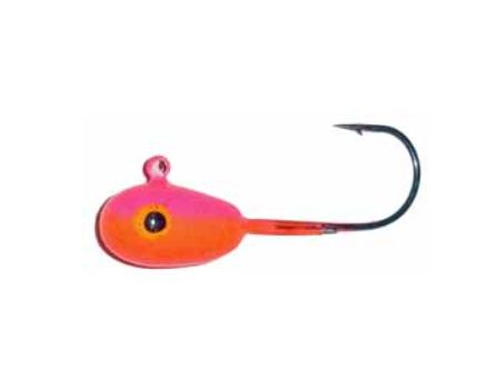 Hutch's Painted Jig, Color: Pink Orange - PJ21, Size: 1/2oz