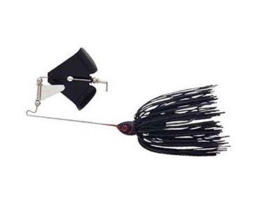 Booyah Buzz Bait, Color: Black, Size: 1/4oz