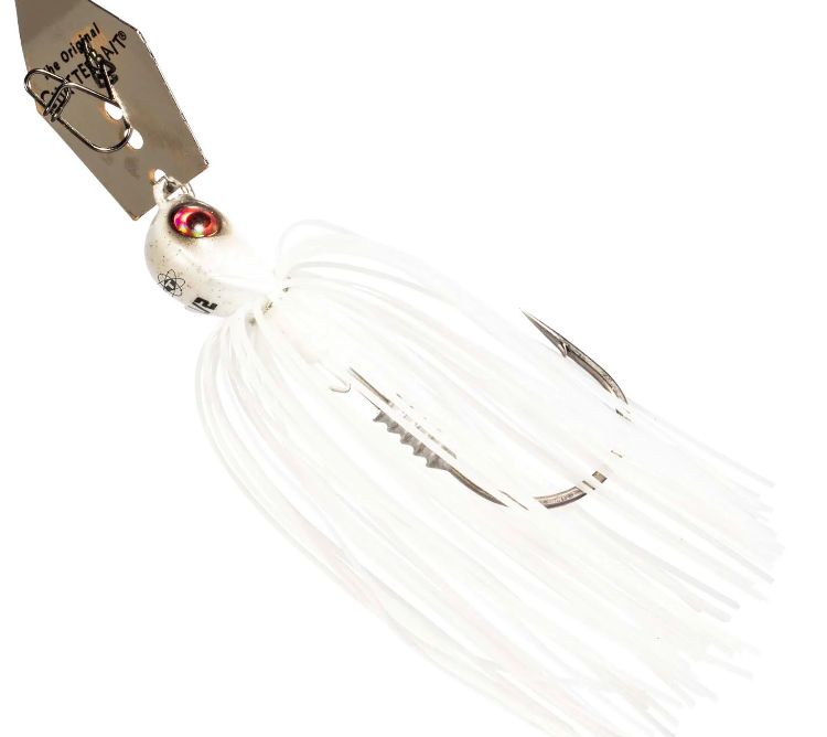 ZMan Tungsten Chatterbait Elite EVO, Color: White, Size: 3/8 oz.