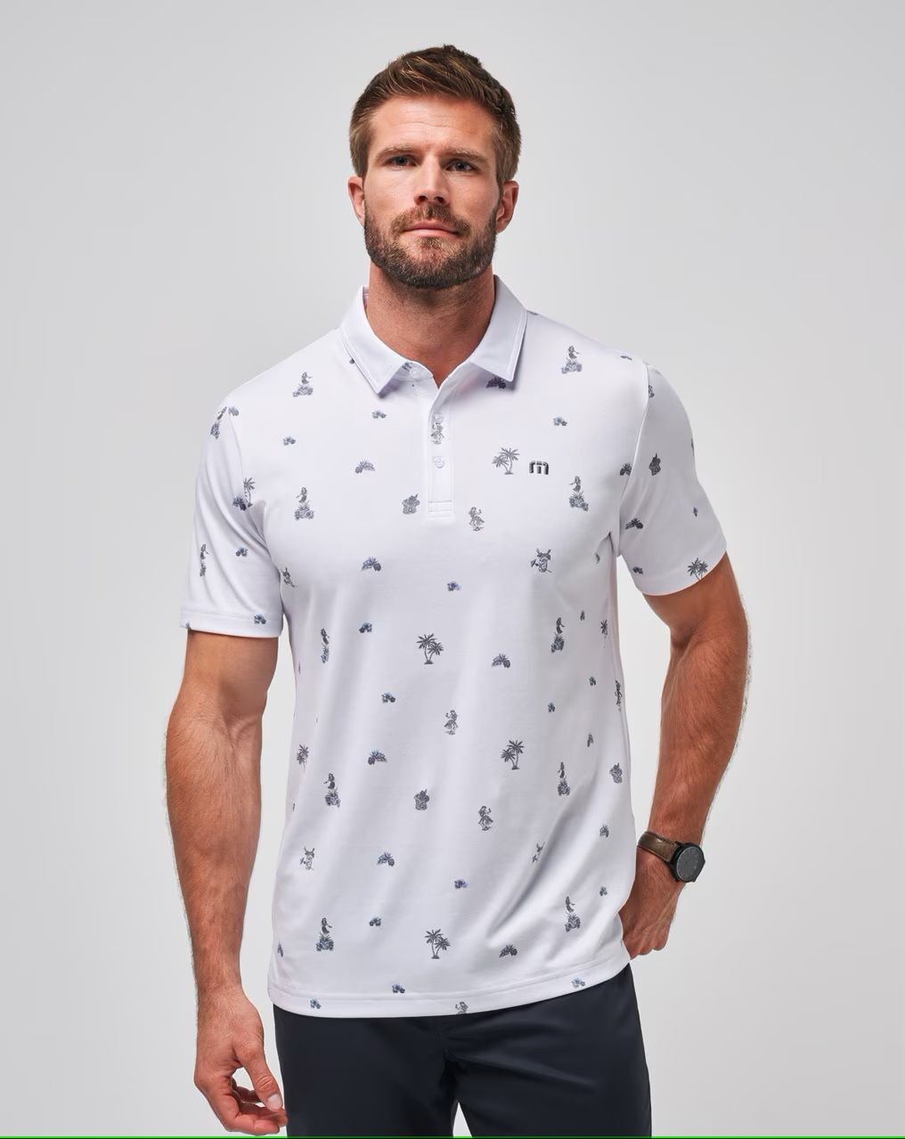 Travis Mathew - Around the Island, Color: White, Size: Large