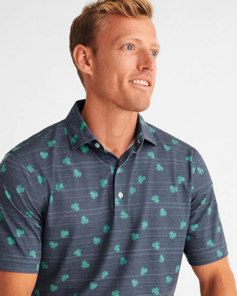 Johnnie-O - Lucky Streak , Color: Lake, Size: Large