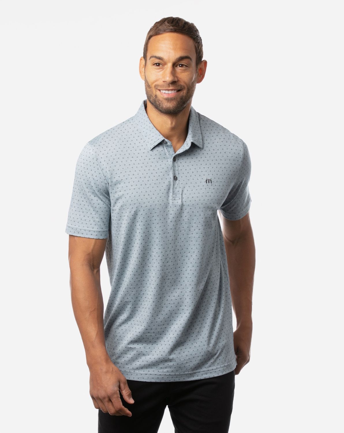 Travis Mathew - Rustic View, Color: Heather Blue, Size: XL
