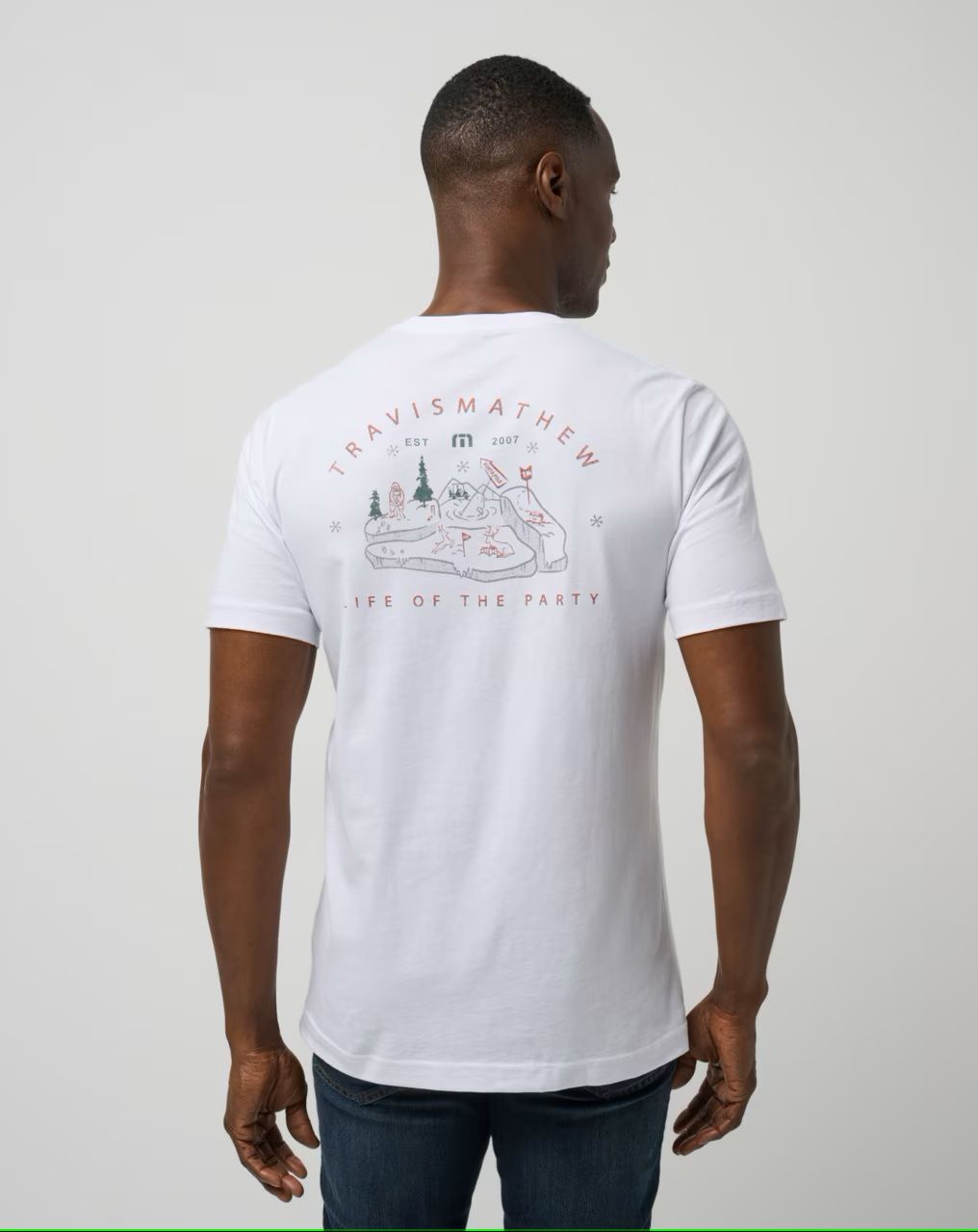 Travis Mathew - Famous Reindeer, Color: White, Size: XLarge