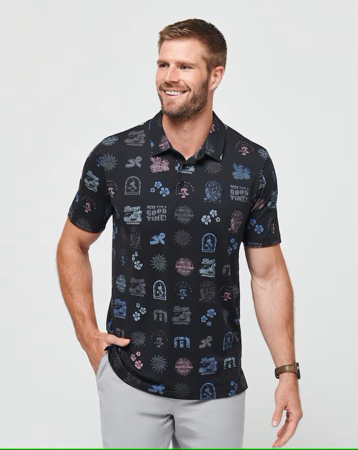 Travis Mathew - Tourist Season, Color: Black, Size: Large