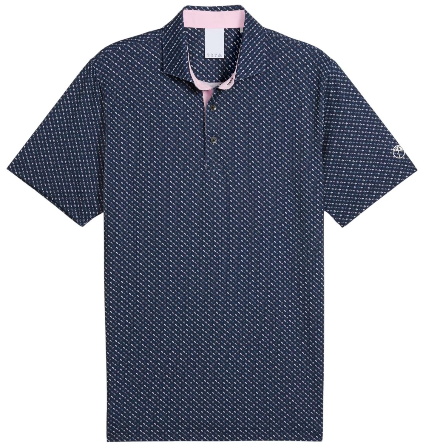Puma x AP Micro Umbrella Polo, Color: Deep Navy, Size: Medium