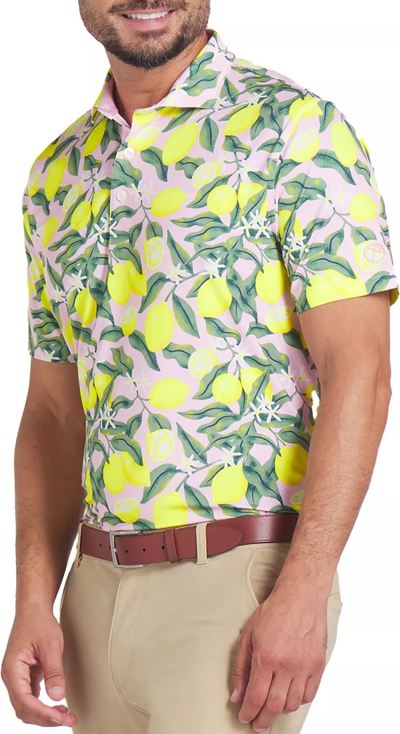 Puma x AP Lemon Branch Polo, Color: Pale Pink, Size: Large