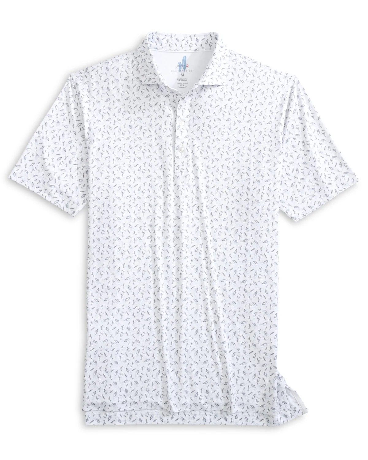 Johnnie-O Tini Polo, Color: Thunder, Size: Large