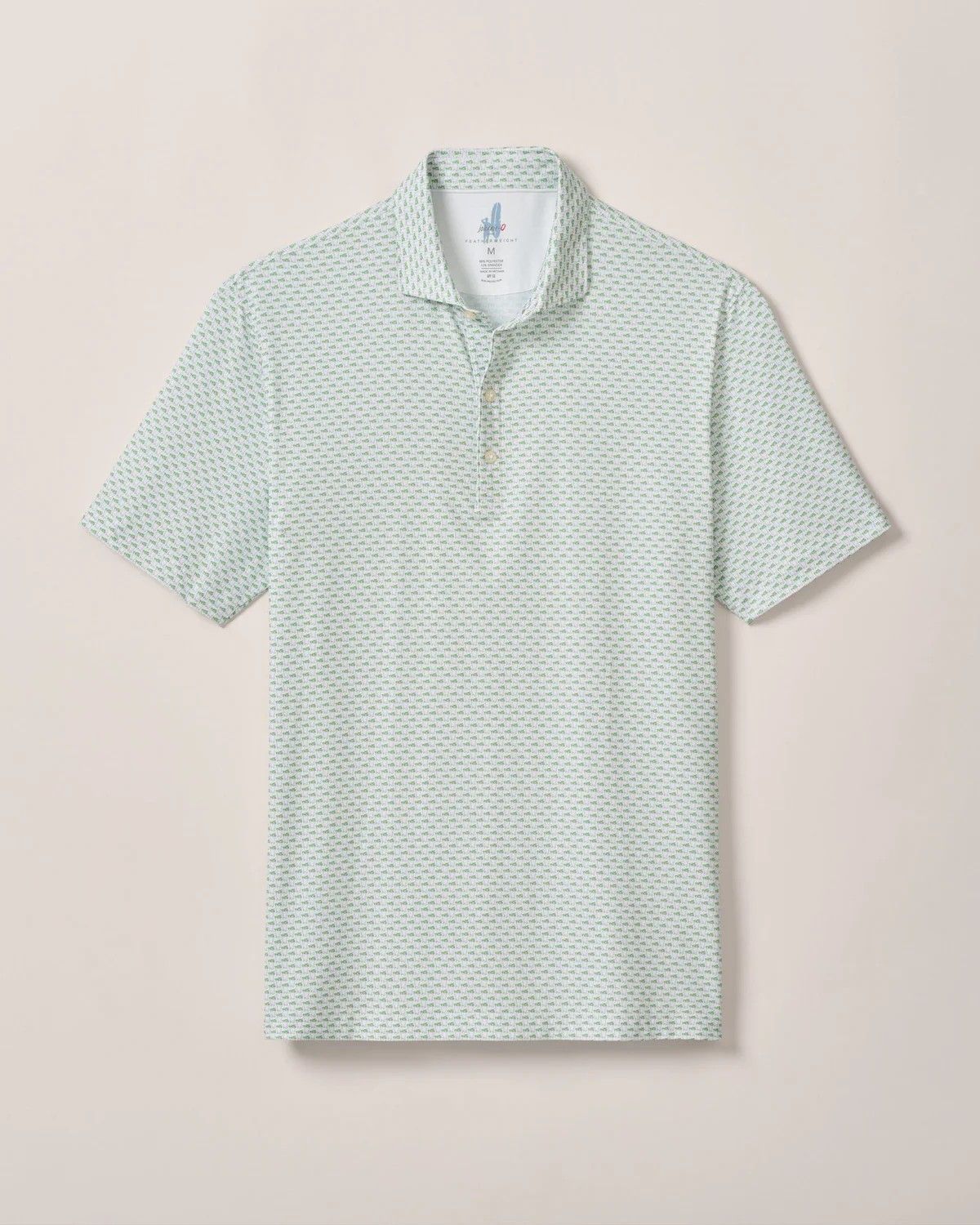 Johnnie-O Featherweight Mint Julip, Color: White, Size: Medium