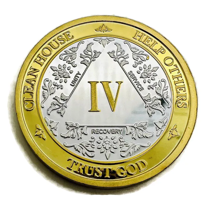 Large Silver & Gold Medallion - 1-50 Years**out of 34yrs**