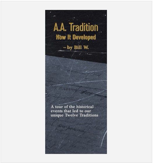 AA Tradition How It Deveoped