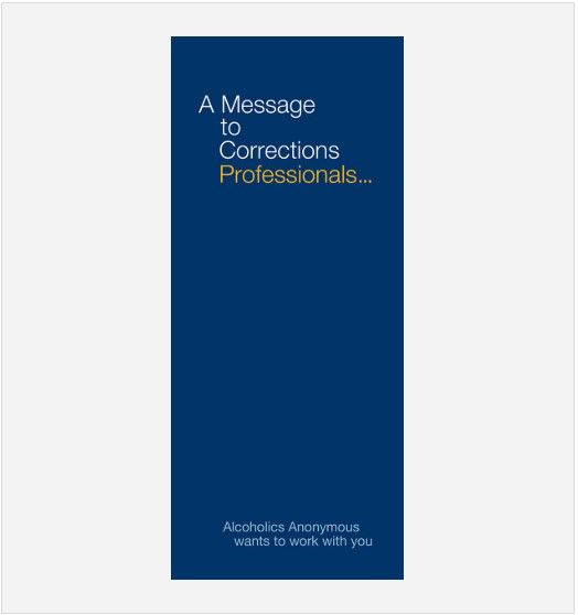 A Message to Corrections Professionals