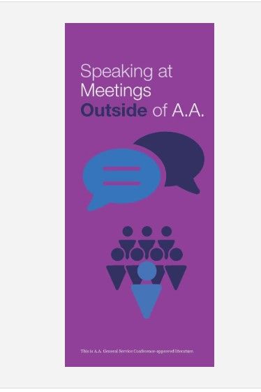 Speaking At non AA Meeting