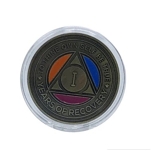 Large Bronze Tri-Color Medallion - 1-25 Years Large Bronze Tri-Color Medallion - 1-25 Years