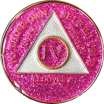 Pink Glitter Tri-Plate - 1-5 Years