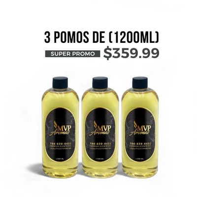 3 AROMAS COMBO 1200 ML