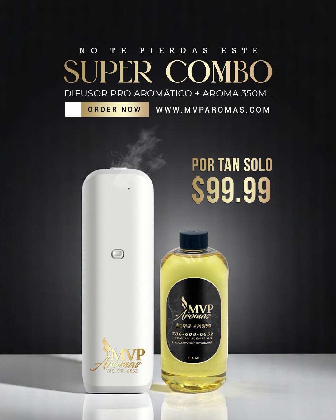 DIFUSOR  PRO AROMÁTICO + 350 ML