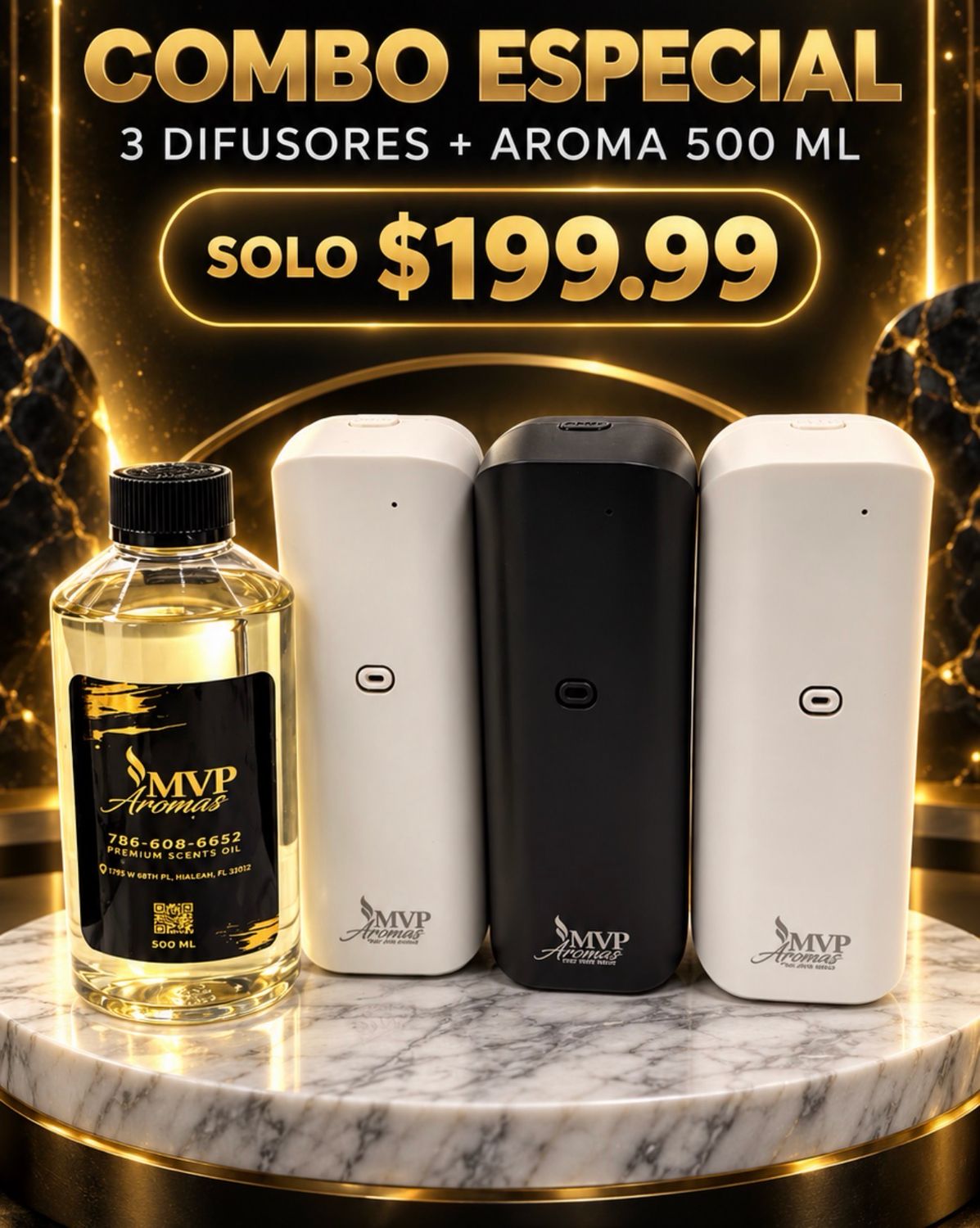 3 Plug Diffuser + Scent (500ml)