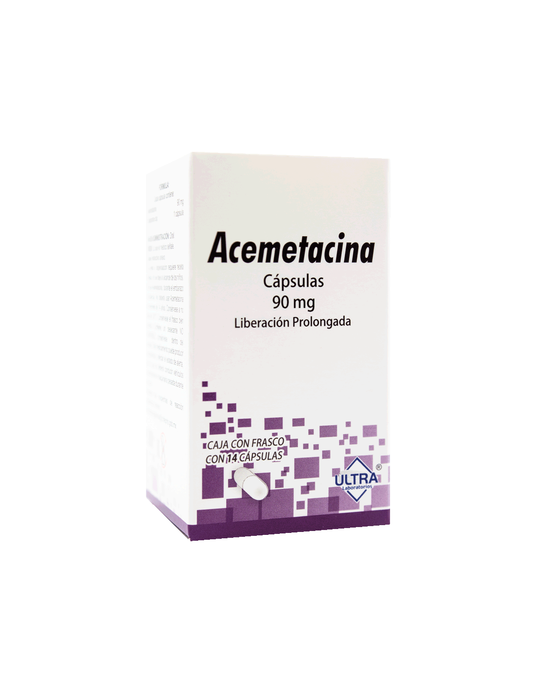Acemetacina 90mg Liberación Prolongada 14caps