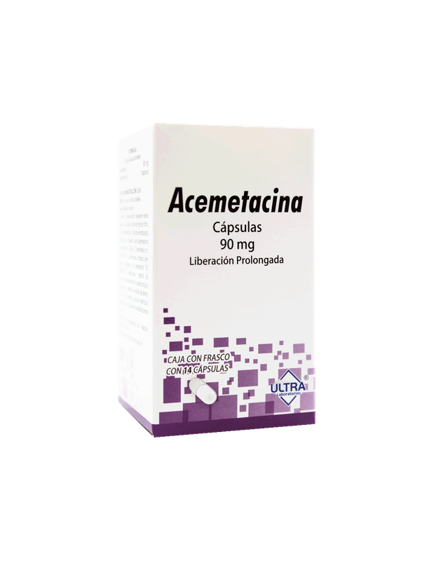 Acemetacina 90mg Liberación Prolongada 14caps