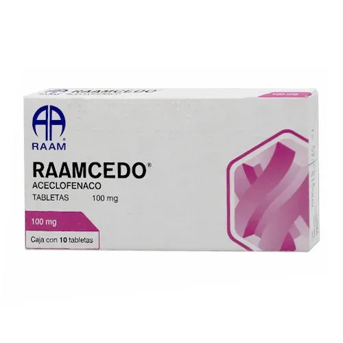 RAAMCEDO (Aceclofenaco) 100mg 10tabs