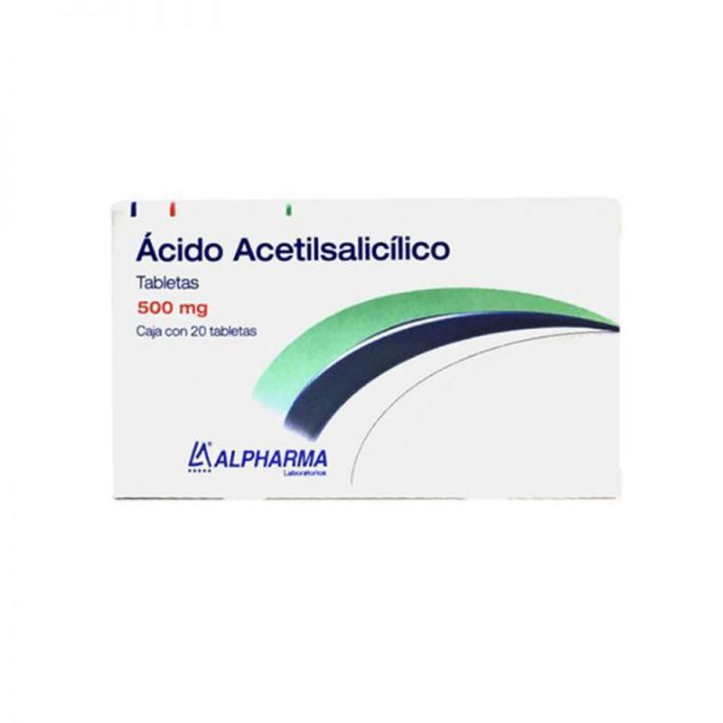 Acido Acetilsalicilico 500mg 20tabs
