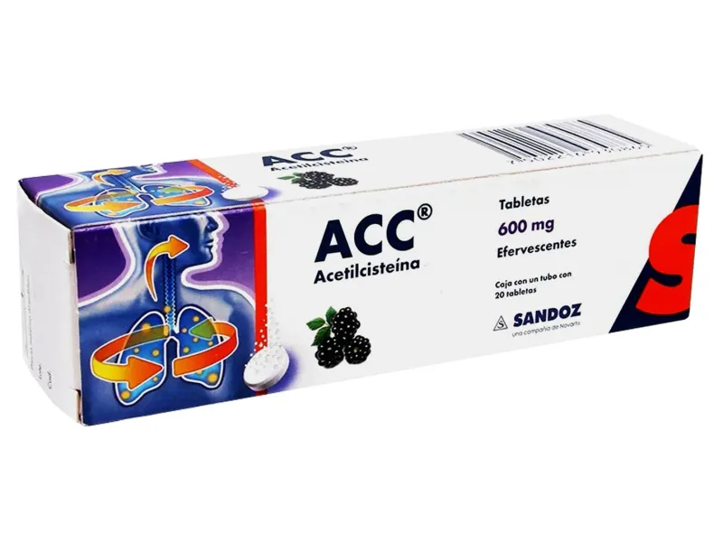 ACC (Acetilcisteína) 600mg 20tabs Efervescente