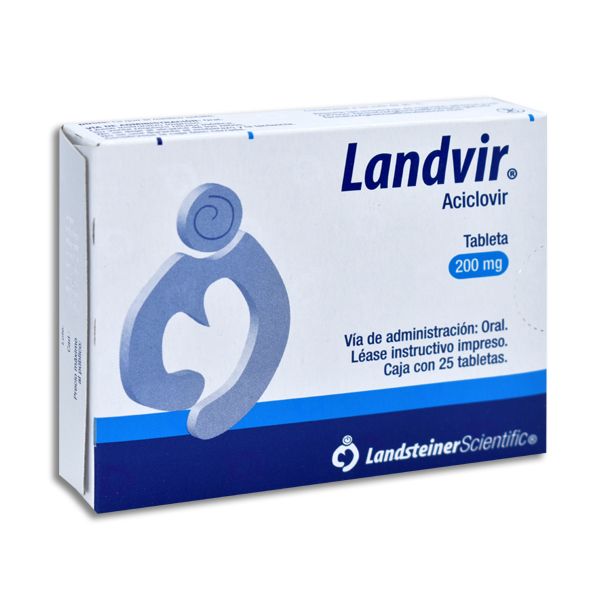 Landvir (Aciclovir) 200mg 25tabs