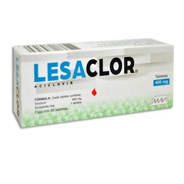 LESACLOR (Aciclovir) 400mg 35tabs