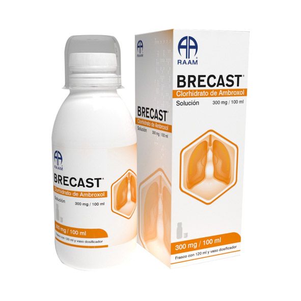 BRECAST (C.Ambroxol) 300mg/100ml Solucion 120ml