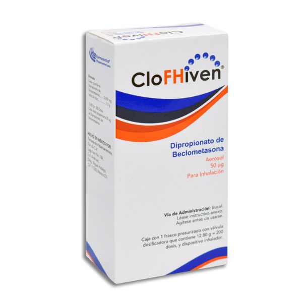 ChoFHiven (D.Beclometasona) 50mcg Inhalador 12.80g (200 dosis)