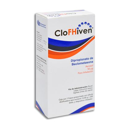 ChoFHiven (D.Beclometasona) 50mcg Inhalador 12.80g (200 dosis)