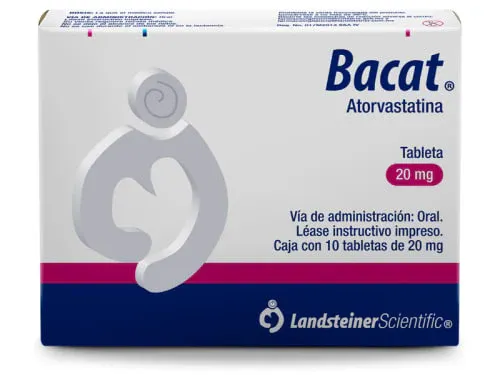 Bacat (Atorvastatina) 20mg 10tabs