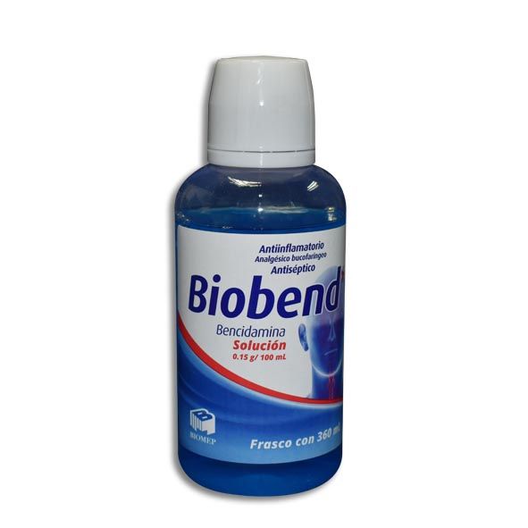 Biobend (Bencidamina) 0.15g/100ml Solucion 360ml